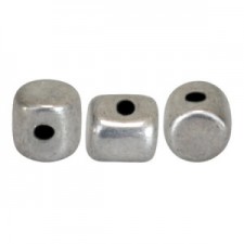 Les perles par Puca® Minos beads Argentees-silver 00030/27000